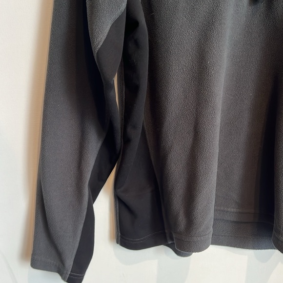 Men’s large quarter zip north face fleece pull over charcoal, gray and black - Picture 5 of 6